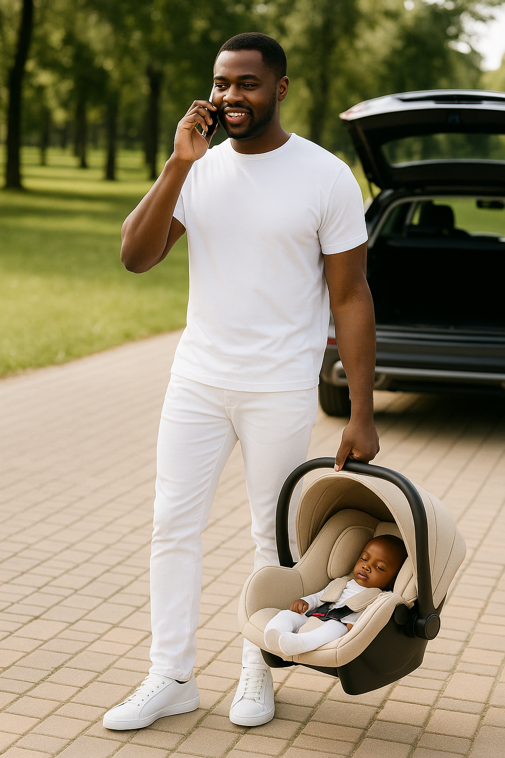 Poussette 3-en-1 – Tout-en-un pour suivre bébé de la naissance à la petite enfance