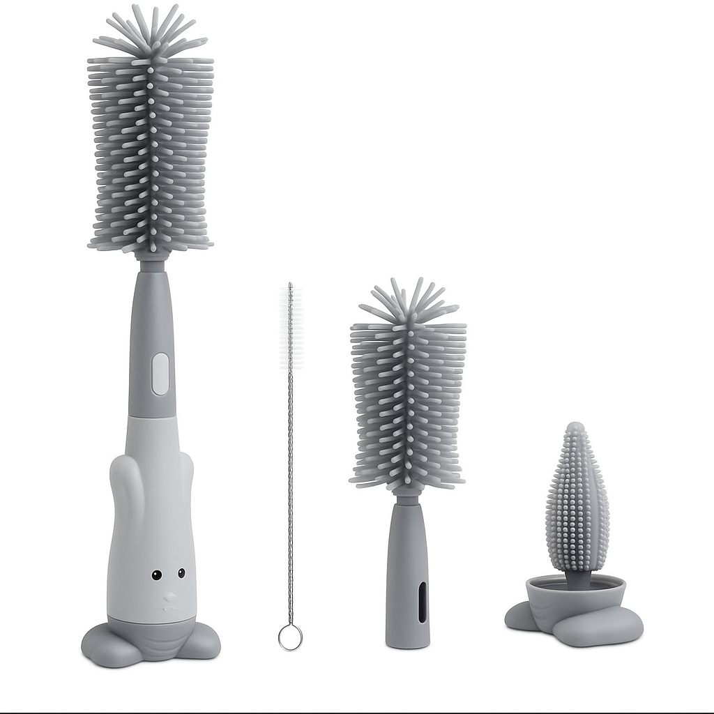 Brosse Lave-Biberon Multi-Têtes – Propreté parfaite, zéro effort