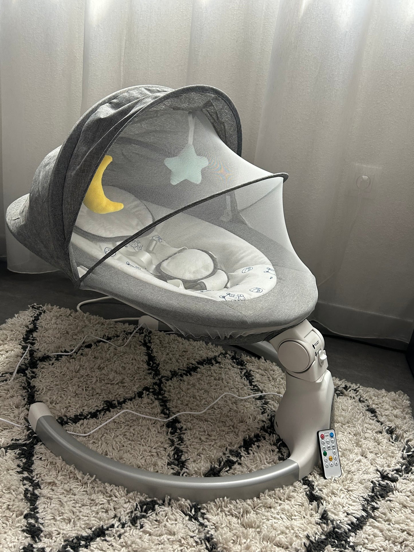 Transat Électrique Confort Premium – Balancement Automatique et Design Ergonomique