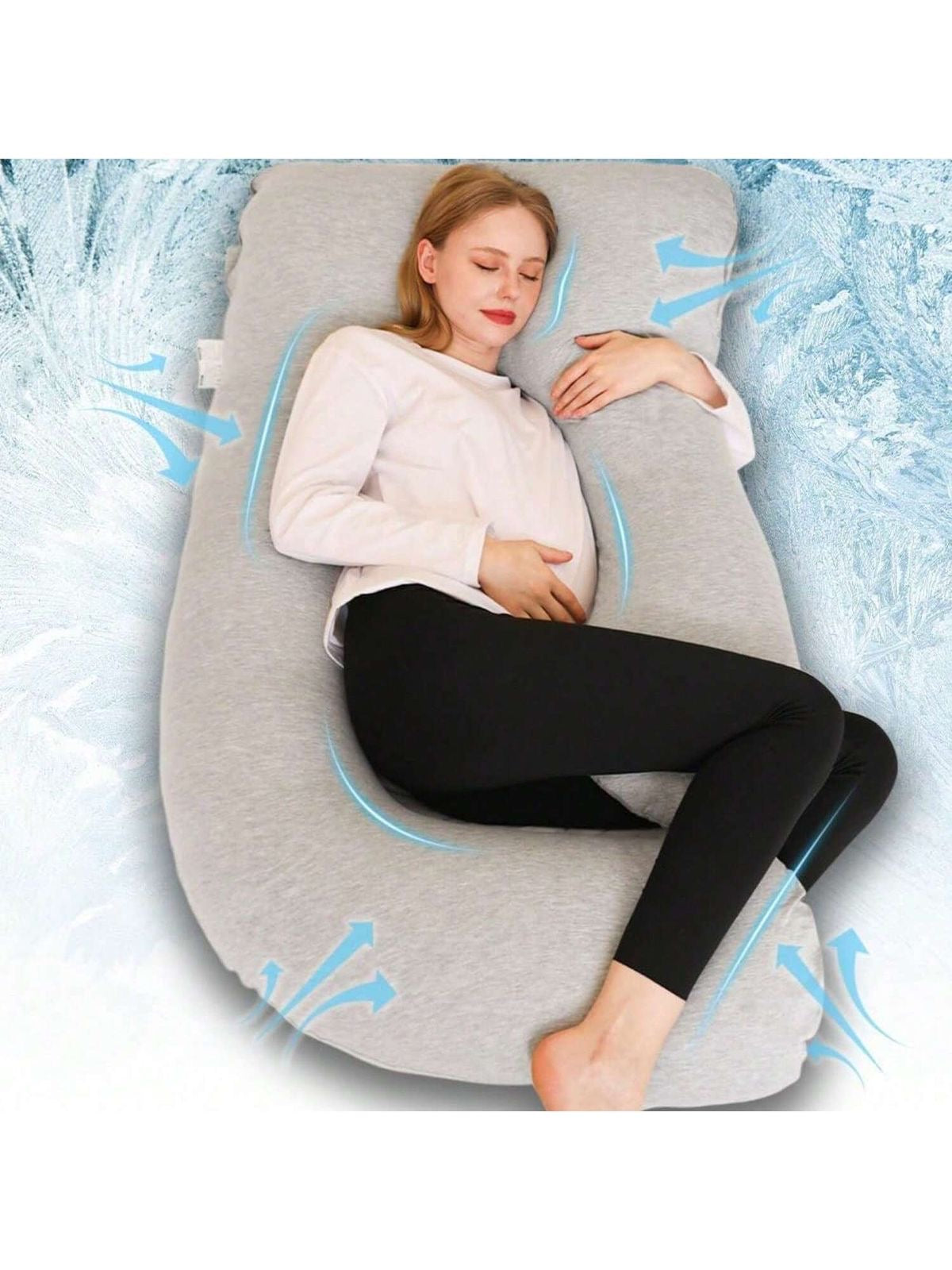 Coussin de Grossesse Ergonomique – Confort et Soutien 360°