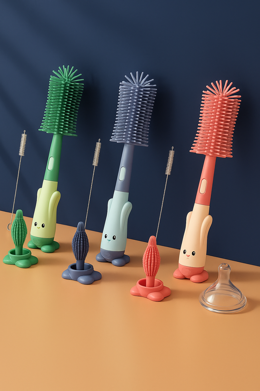 Brosse Lave-Biberon Multi-Têtes – Propreté parfaite, zéro effort